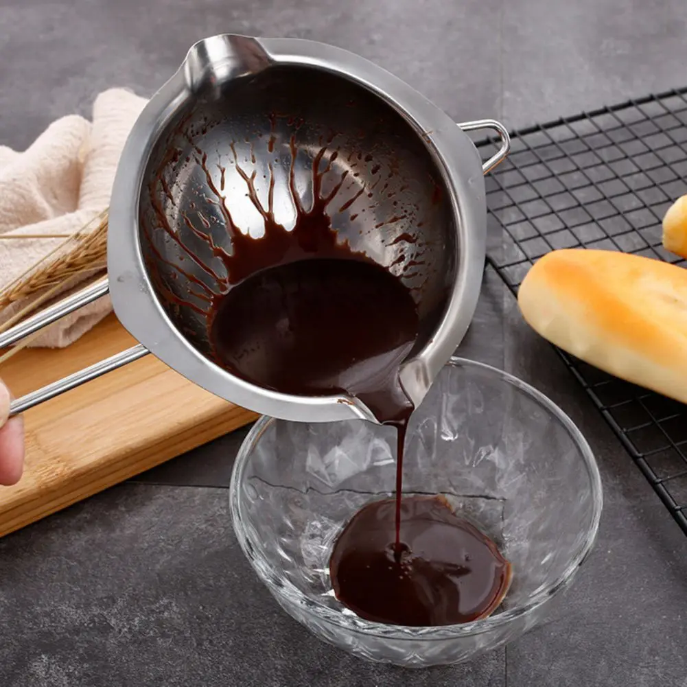 

Chocolate Melt Pot Cheese Butter Baking Tools Stainless Steel Butter Melting Bowl Water Heating Container Kitchen Cookware