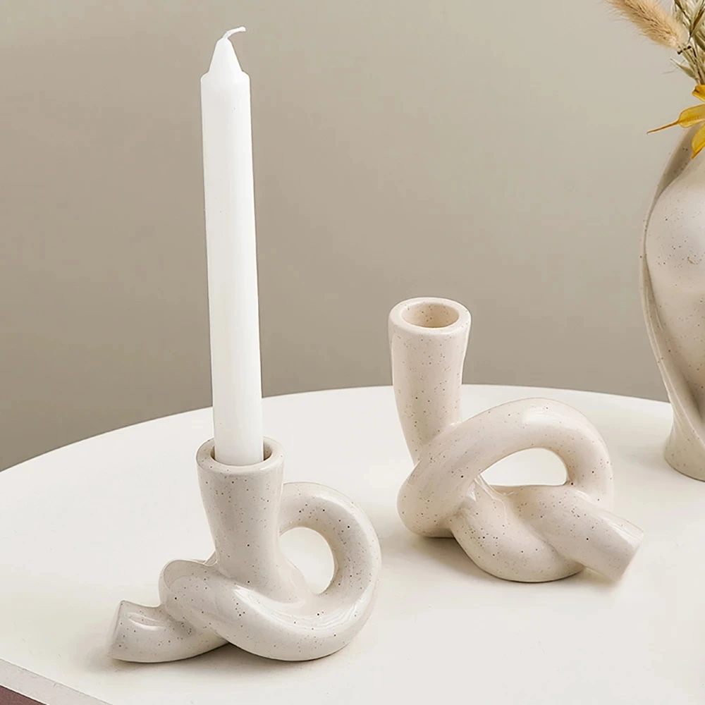 

Ins Candlestick Decorative Chandeliers Candle Holders Decor for Table Home Christmas Holders Holder