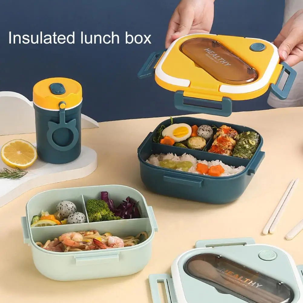 1 Set Eco friendly Bento Box Set Large Capacity Lunch Container BPA