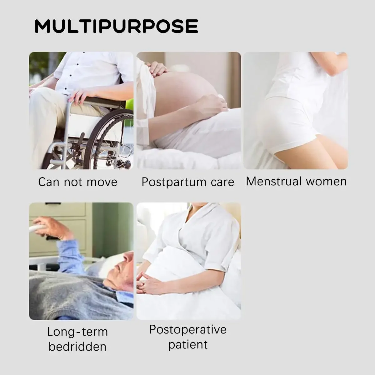 Washable Incontinence Bed Pad Reusable Changing Pad Sheet Urine Mat Nappy Diaper Mattress Protector Waterproof Cover Kids Adult 6