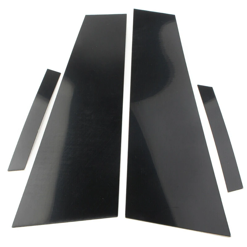 For Mercedes CLS C219 2006-2011 Car Pillar Posts Door Window Trim Cover Panel Stickers Styling Accessories Exterior Parts