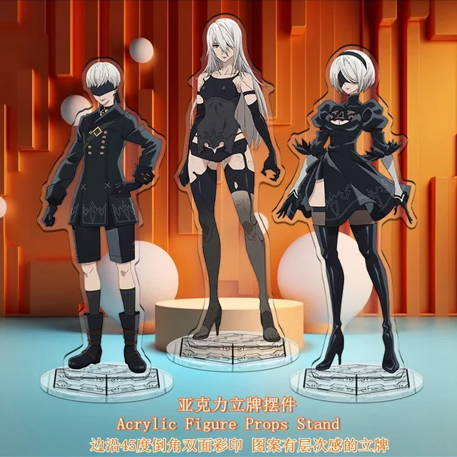 Figuras De Anime 2B, 9S Y A2 De Nier:Automata - Set De 3 En PVC