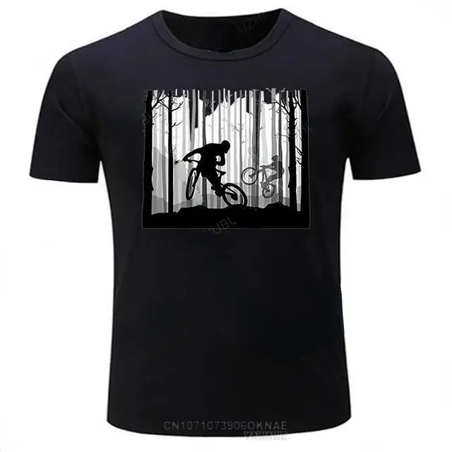 

Футболка с коротким рукавом для горного велосипеда, Классическая футболка с круглым вырезом