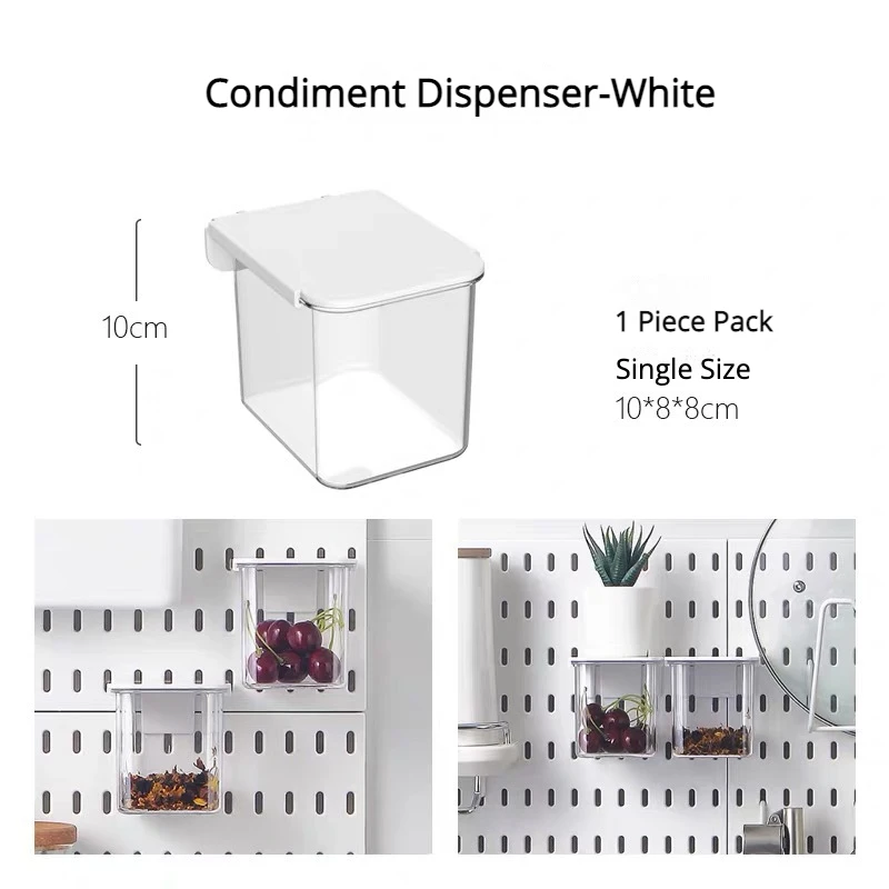Multi-Functional Pegboard Wall Organizer with Shelves
