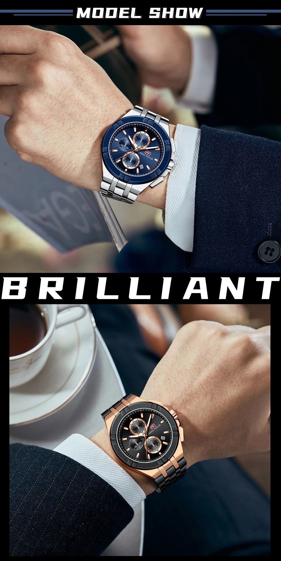 MINI FOCUS Quarzuhr für Herren, wasserdicht_voghion.com