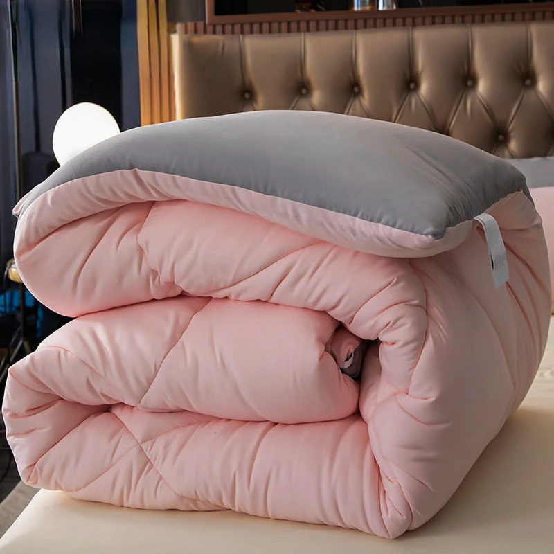 Nordic Winter Warm Quilt Thick Fluffy Cotton Quilts Comforter Duvet All