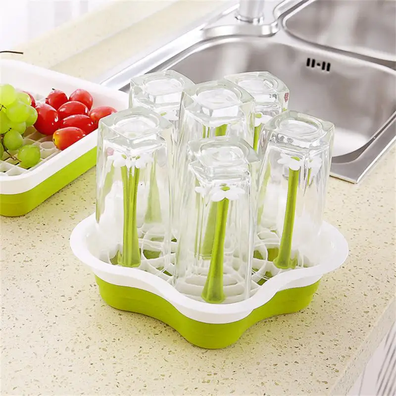 Drying Rack Removable Simple Installation Multifunctional Utility Water Cup Hanger Kitchen Supplies Sturdy And Durable 3