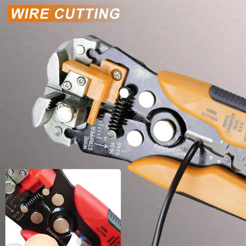 Multifunctional Wire Stripper Pliers Tools Automatic Stripping Cutter Cable Wire Crimping Electrician Repair Tools 5