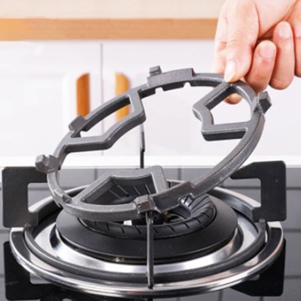 Description Picture 6 of itemMilk Pot Holder Non Slip Cast Iron Wok Support Ring 8 Slots Gas Stove Accessories for 4 Claw 5 Claw Gas Stove Burner Cooker Hob