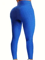 Plus Size 1XL-5XL Women's Leggings High Waist Yoga Pants Tummy Control Lift Leggings Solid Color Butt Lifting Leggings - Image 4