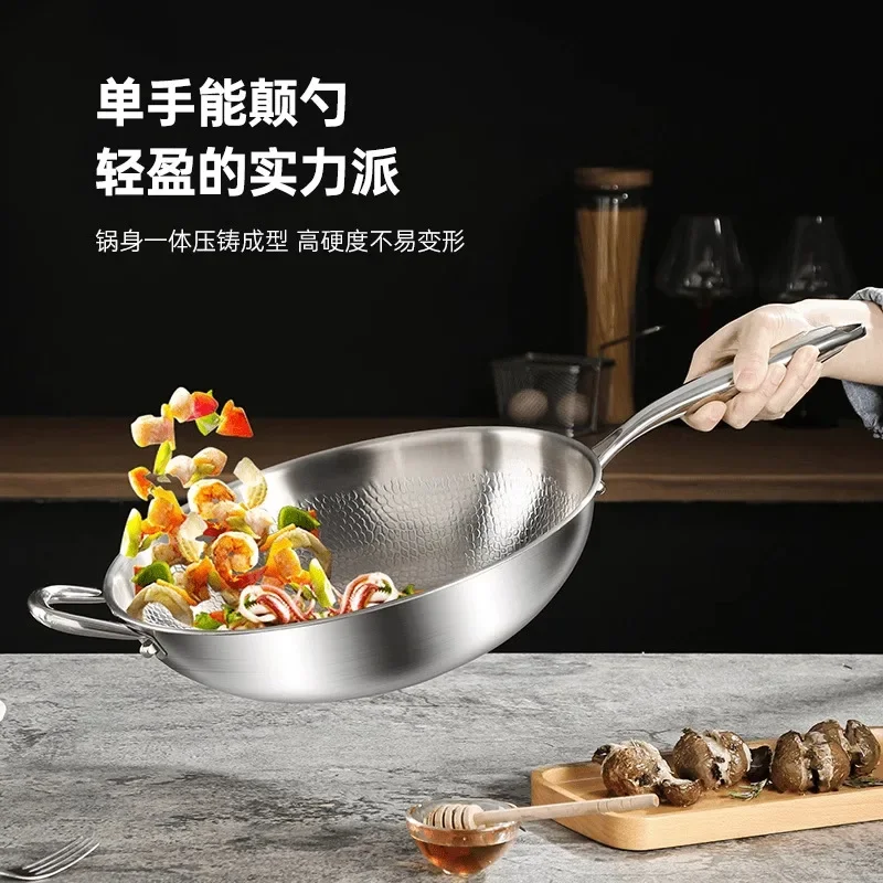 WANWEN Titan Bratpfanne, Antihaft Titan Pfanne Unbeschichtet WANWEN Titan Bratpfanne, Antihaft Titan Pfanne Unbeschichtet