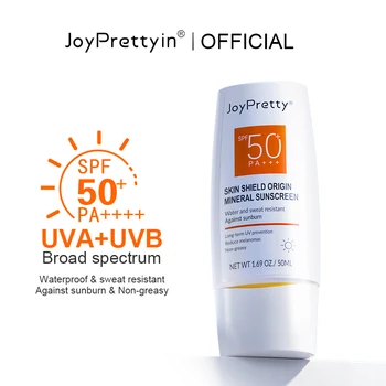 자외선 차단 모이스처라이징 선스크린 크림, SPF 50, 얼굴 바디 스킨 케어, 자외선 차단 프로텍터, 50ml