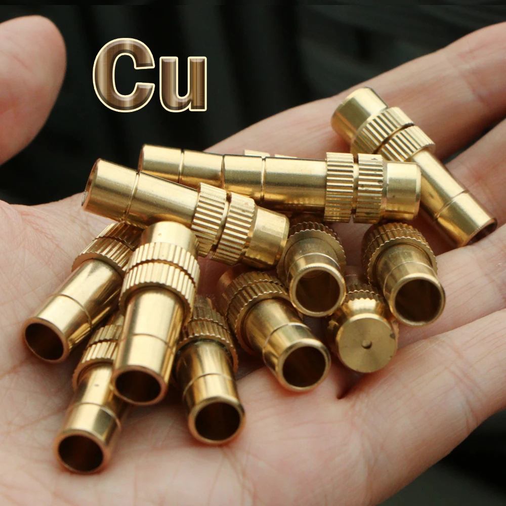 Adjustable brass spray head