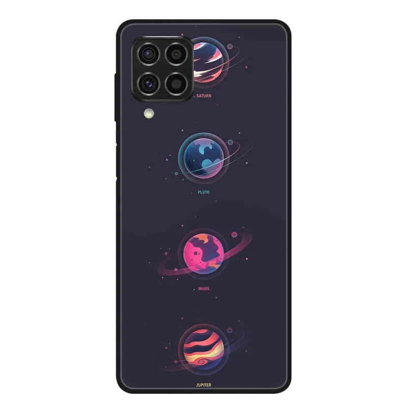 Black Shockproof Case Cover for Samsung Galaxy - Durable Protective Back Shell