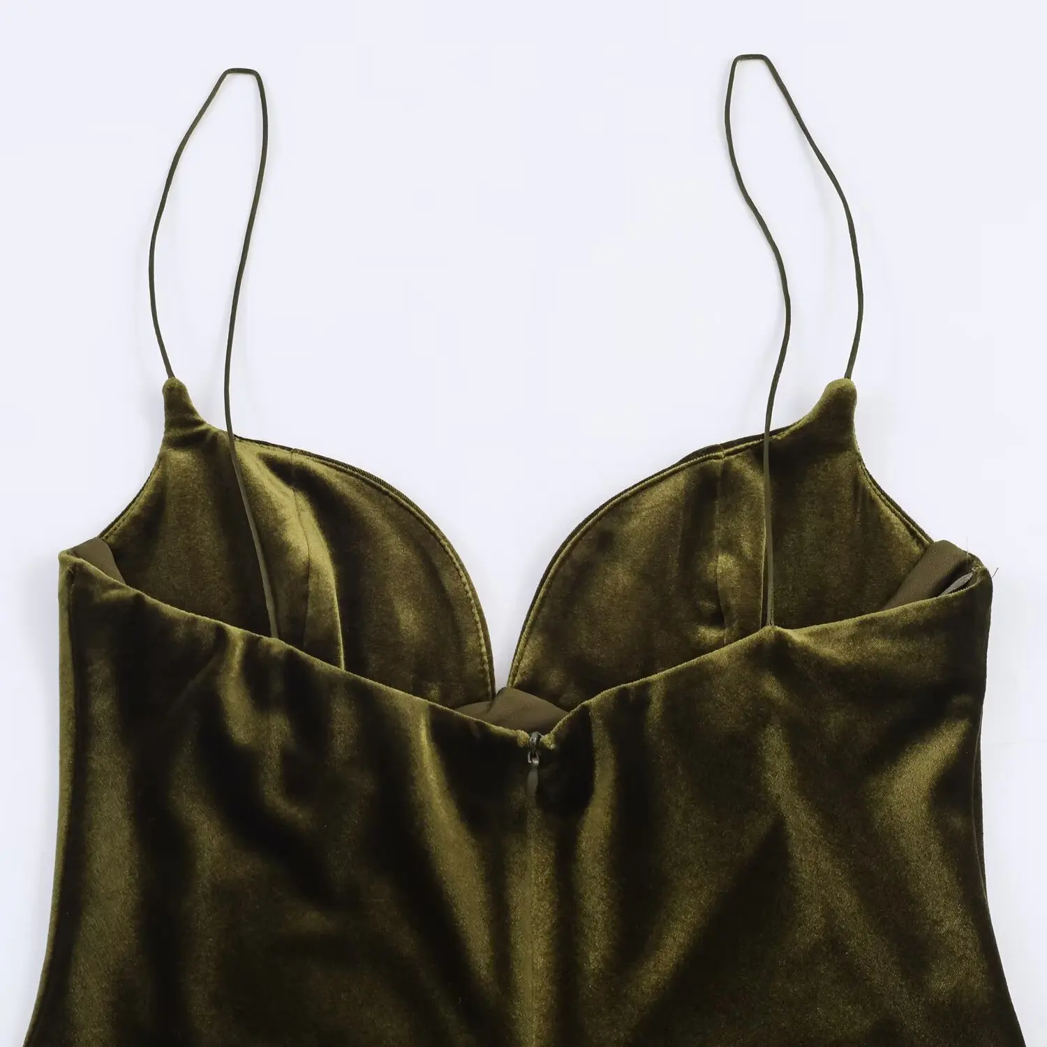 Women Fashion Velvet Elegant Holiday Long Dress Female Summer Sleeveless Backless Zipper High Street Sling Evening Party Dress