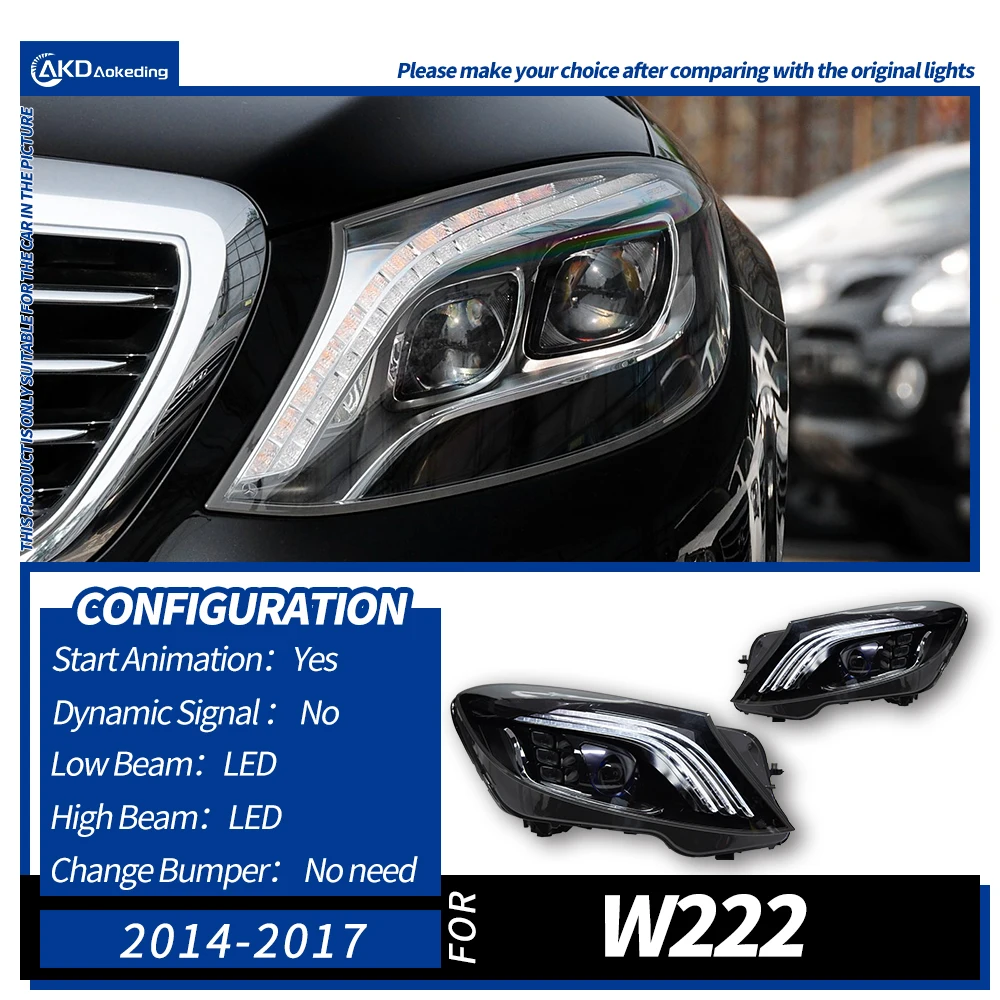 車のヘッドライト,ベンツW222,2014-2017,s320,s400,s350 車のヘッドライト,ベンツW222,2014-2017,s320,s400,s350