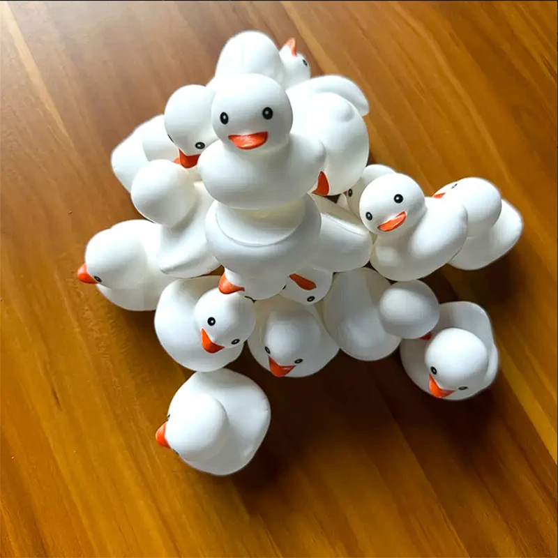 1-100 pcs White Rubber Ducks, Toys Squeaky Rubber Ducks Cute Float Duckies for  Birthday Party Favors Class Prizes Car Decor 4
