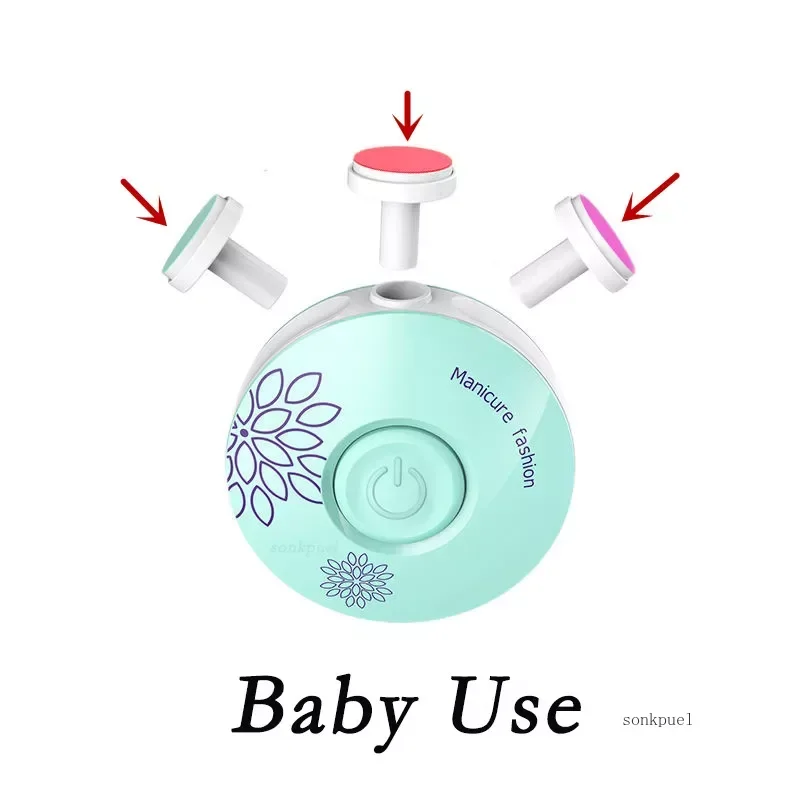 Baby Nail Care Trimmer 6pcs Grinding Head For Newborn