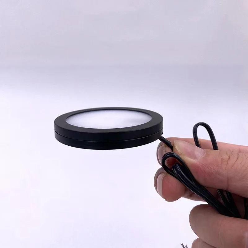 Description Picture 6 of itemUSB 5V LED Under Cabinet Light with switch 3W Mini Spotlight Surfaced Mounted Jewelry Display Showcase Wardrobe Ceiling lamp