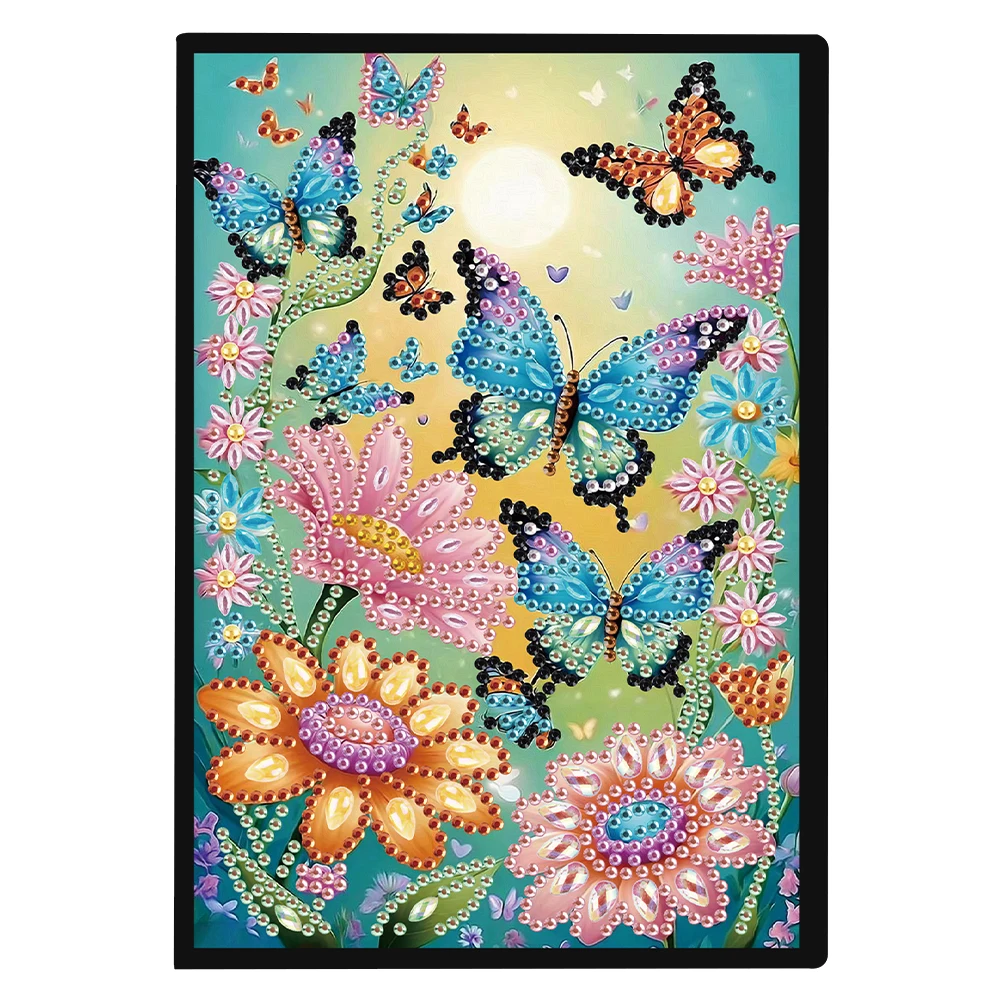 A5 Size Diamond Painting Diary Book with Resin Diamonds