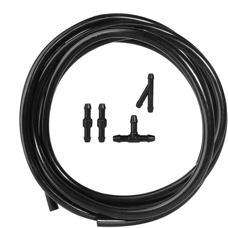 

Universal 2m Windshield Washer Nozzle Hose Tube Pipe W/ Connector T Y Straight for Front Window Headlight Pump Car Parts