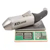 51MM Motorcycle Exhaust Pipe Muffler Stainless Steel Tail Escape And Carbon Guards Modified For 250 ADV 21-22 390 ADV 20-22