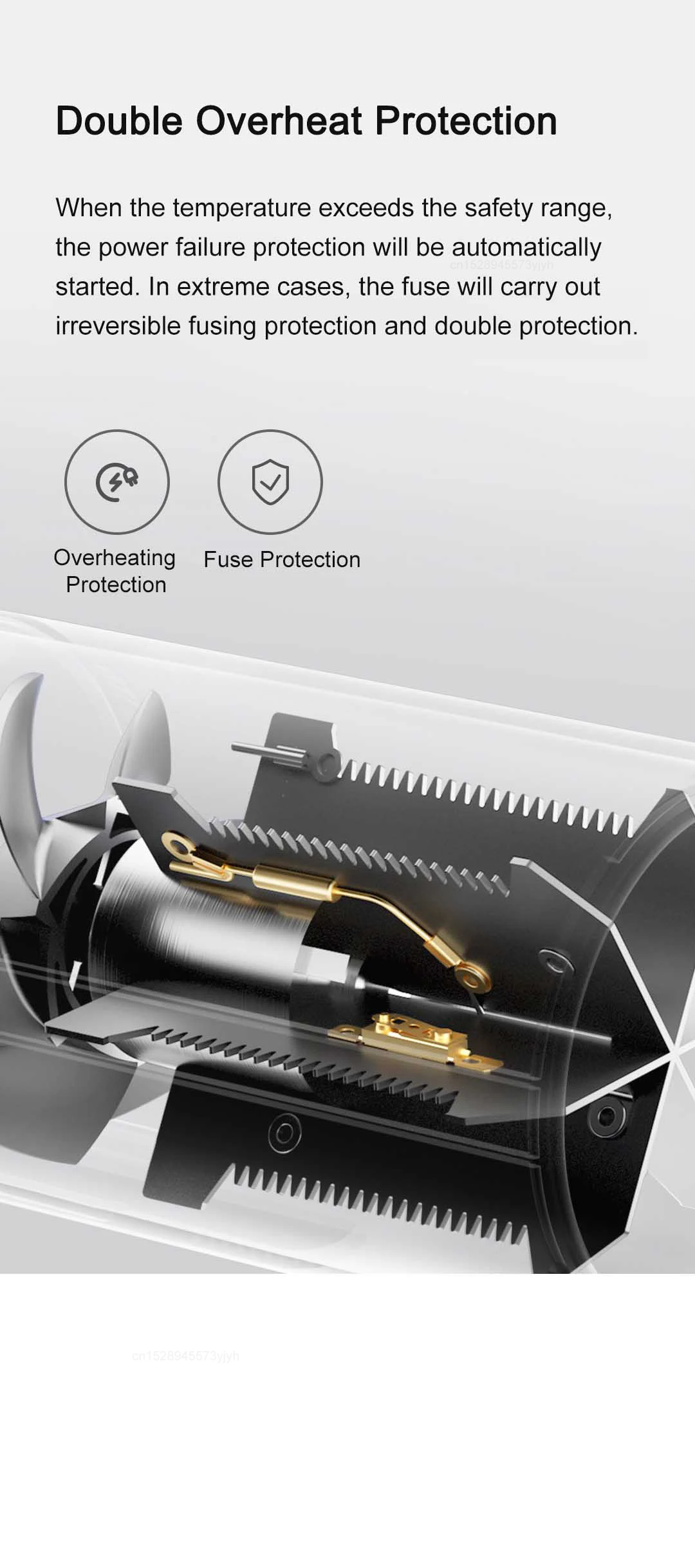 Xiaomi Mijia H101 Portable Anion Hair Dryer description image 12