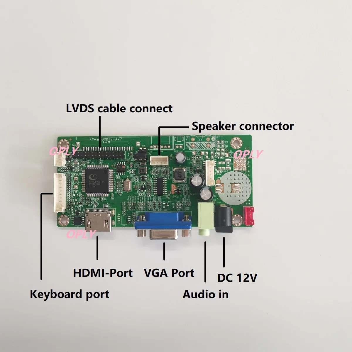 For M240HW01 M240UW04 M270HGE  58C Controller board kit HDMI-Compatible VGA 1920X1080 Panel 1920*1080 screen Monitor display DIY