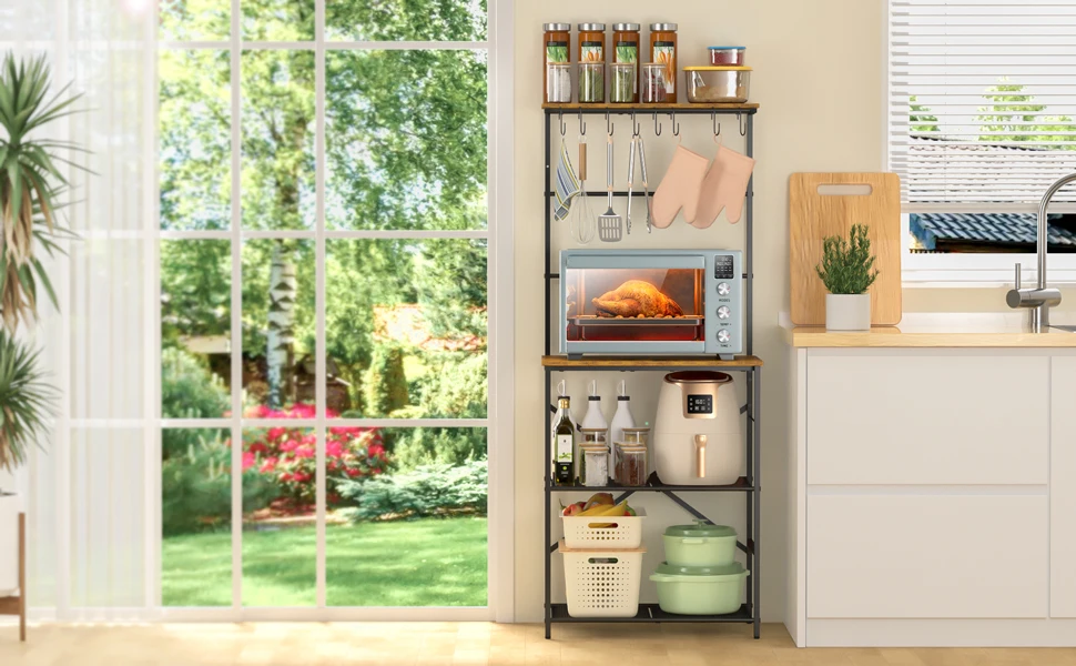 bakers racks for kitchens