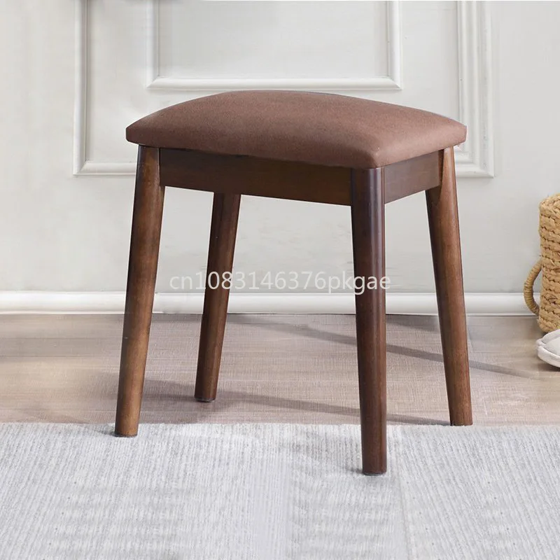 Solid Wood Vanity Stool or Makeup Chair Ideal for Use with A Dressing Table or As A Dining Table Stool