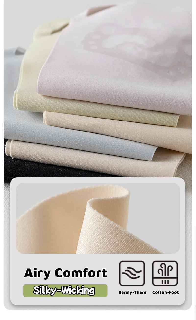 Unsichtbare No-Show-Socken für Damen mit hohen Absätzen, nahtlos, für den Sommer, ultradünn, rutschfest, Silikongriffe, rutschfeste Söckchen, modisch – Detail 6