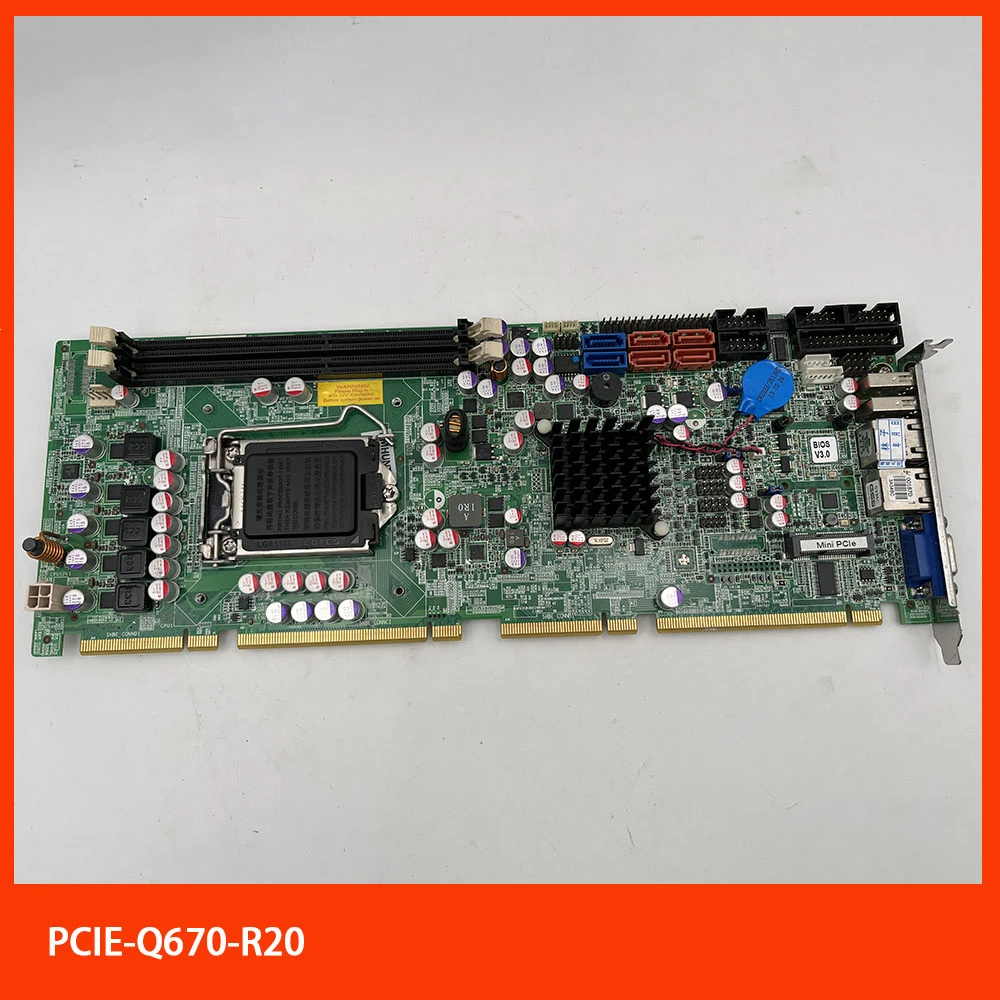 Original Industrial Computer Motherboard For PCIE Q670 R20 PICMG 1.3