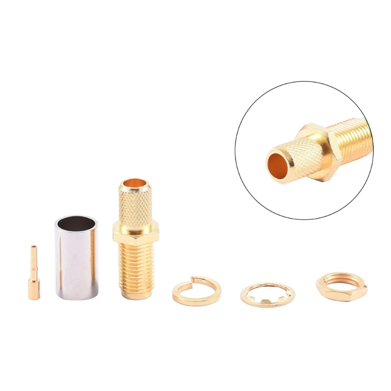 

Professional Grade SMA Female Jack to LMR240 Coaxial Cable Connector for Optimal Signal Transmission