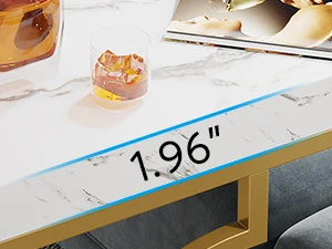 thick particle board which is waterproof, scratch-resistant and easy to clean