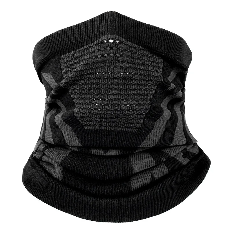 Thermal Face Bandana Mask Cover Neck Warmer Gaiter Bicycle Cycling Ski Tube Scarf Hiking Breathable Masks Print Women Men Winter