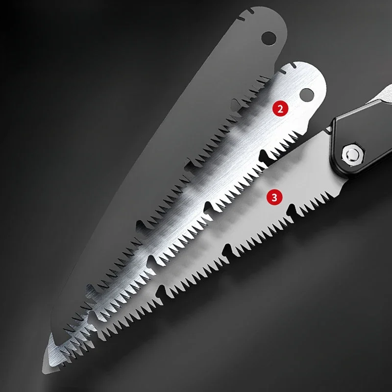 1pc Extended Multi-functional Hand Saw, Woodworking Portable Steel Saw, Outdoor Tree And Camping Hand Saw
