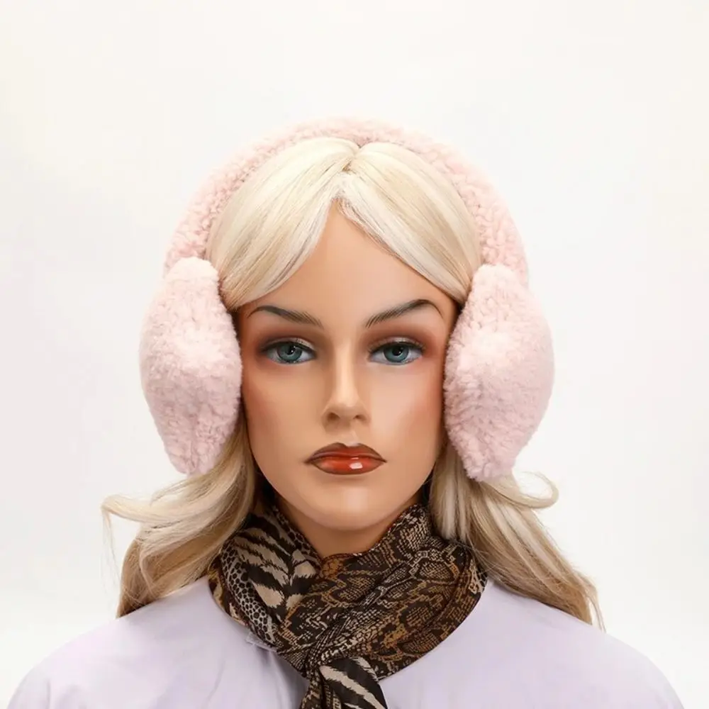 2025 Warm Earmuff Solid Color Fluffy Earflap Soft Stars Shape Earplugs