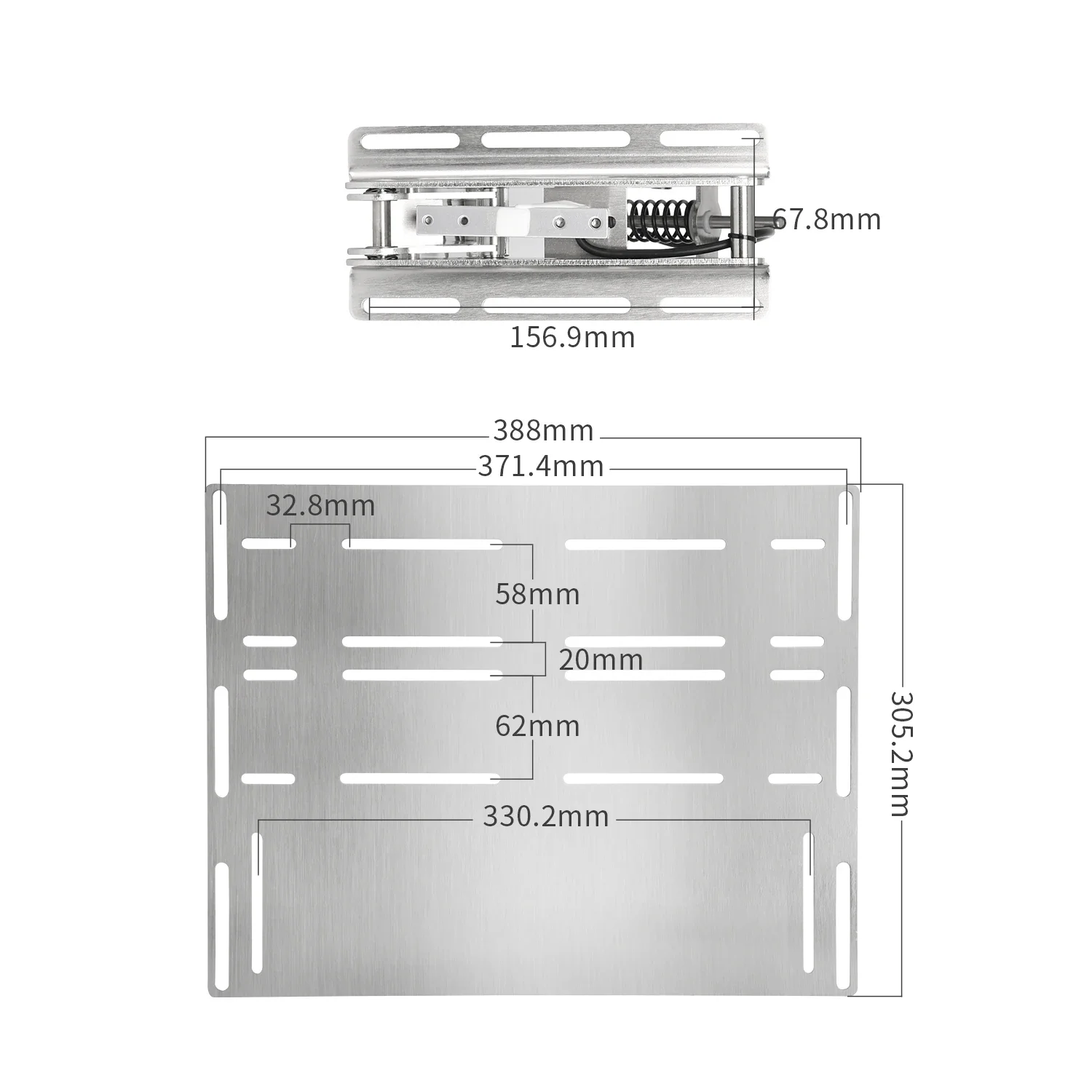 Sim pedals Plate Simracing pedal Universal Pedal Mount Pedals Base Plate sim racing pedal mount