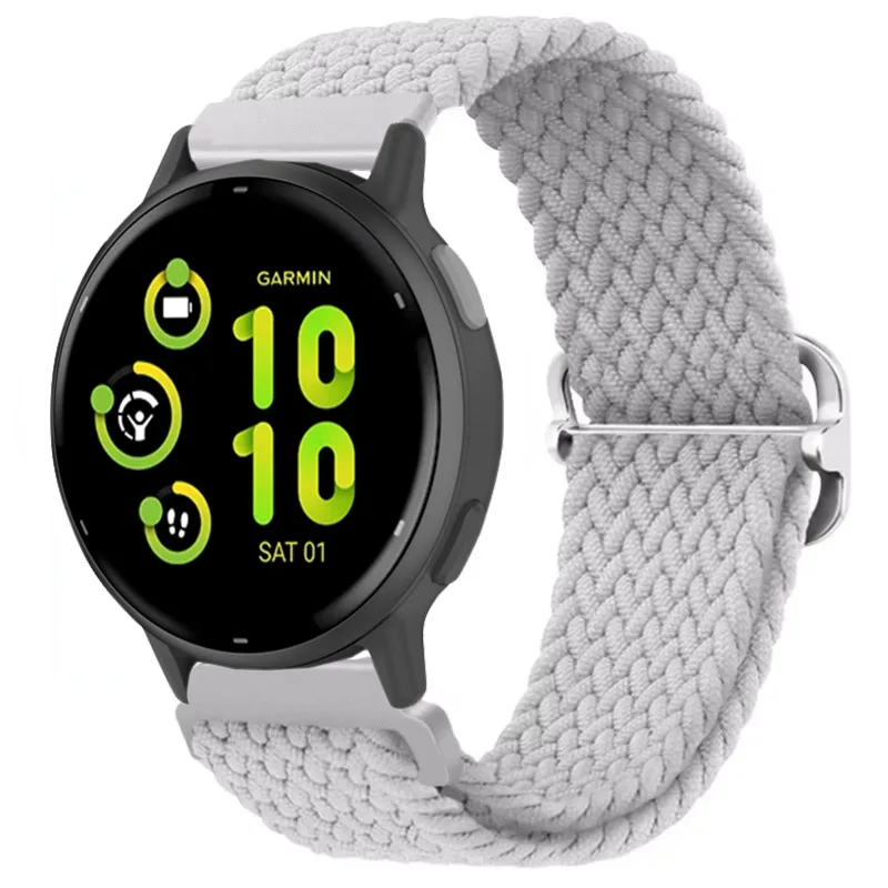 Nylon Braided Solo Loop Strap - 20mm/22mm Sports Bracelet Wristband