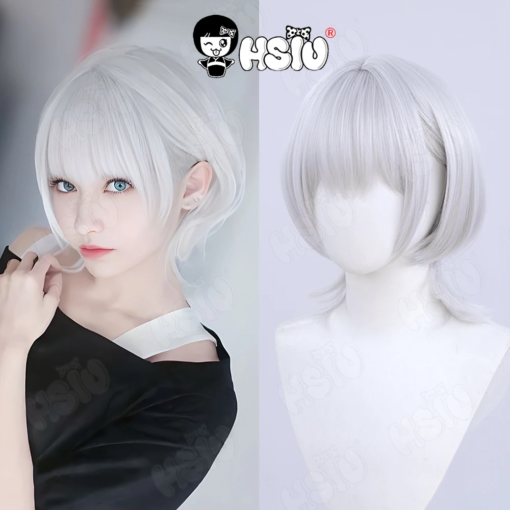 Corto Gris Pelo Blanco Hombre Mechas Blancas Platinado Hombre Pelo