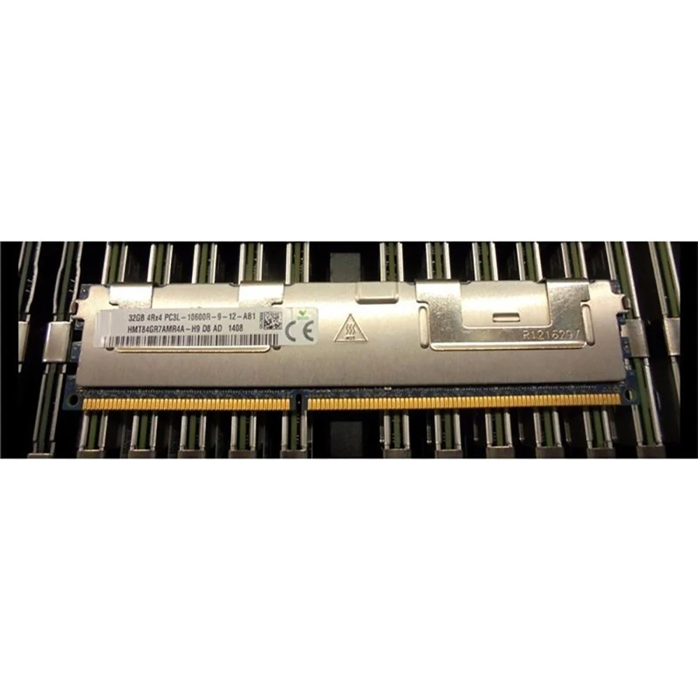 SK 하이닉스용 서버 메모리, RAM 32G, 32GB, 4Rx4, DDR3, PC3-10600R, REG HMT84GR7AMR4C-H9, 1 개