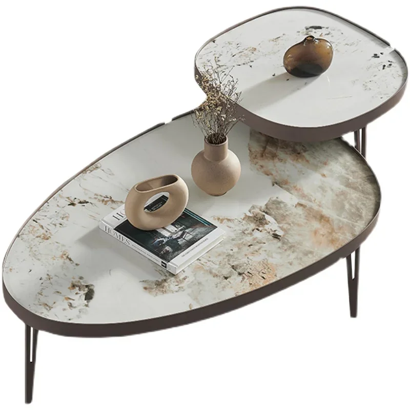 

Легкий роскошный минималистичный современный простой и высококачественный домашний журнальный столик в итальянском стиле YY для гостиной