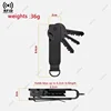 Anti-Theft RFID Block Aluminium Men Key Organizer Metal Key Chain Women Minimalist Key Case Holder for Keychain Secures 2-6 Keys 2