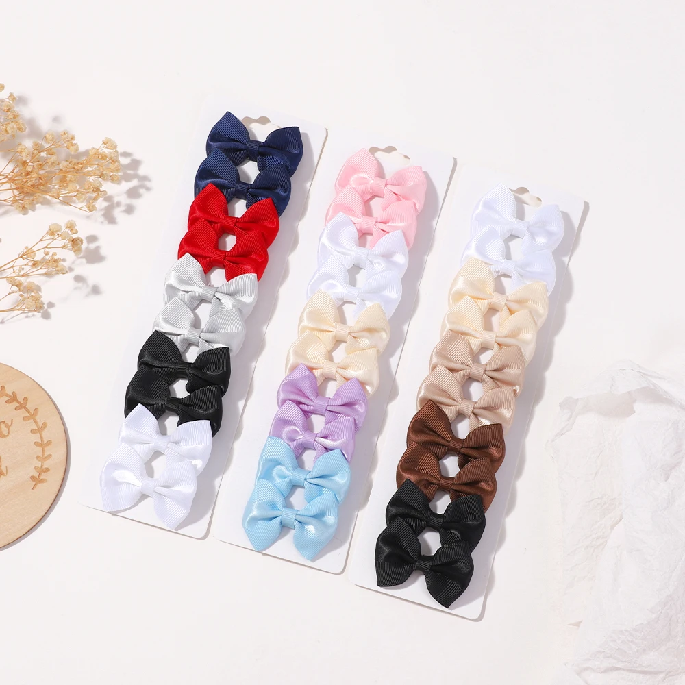 

Grosgrain Ribbon Solid Color Bowknot Hairpin for Girls Handmade Bows Hair Clips Baby Kids Hairgirps Toddler Hair Accessories