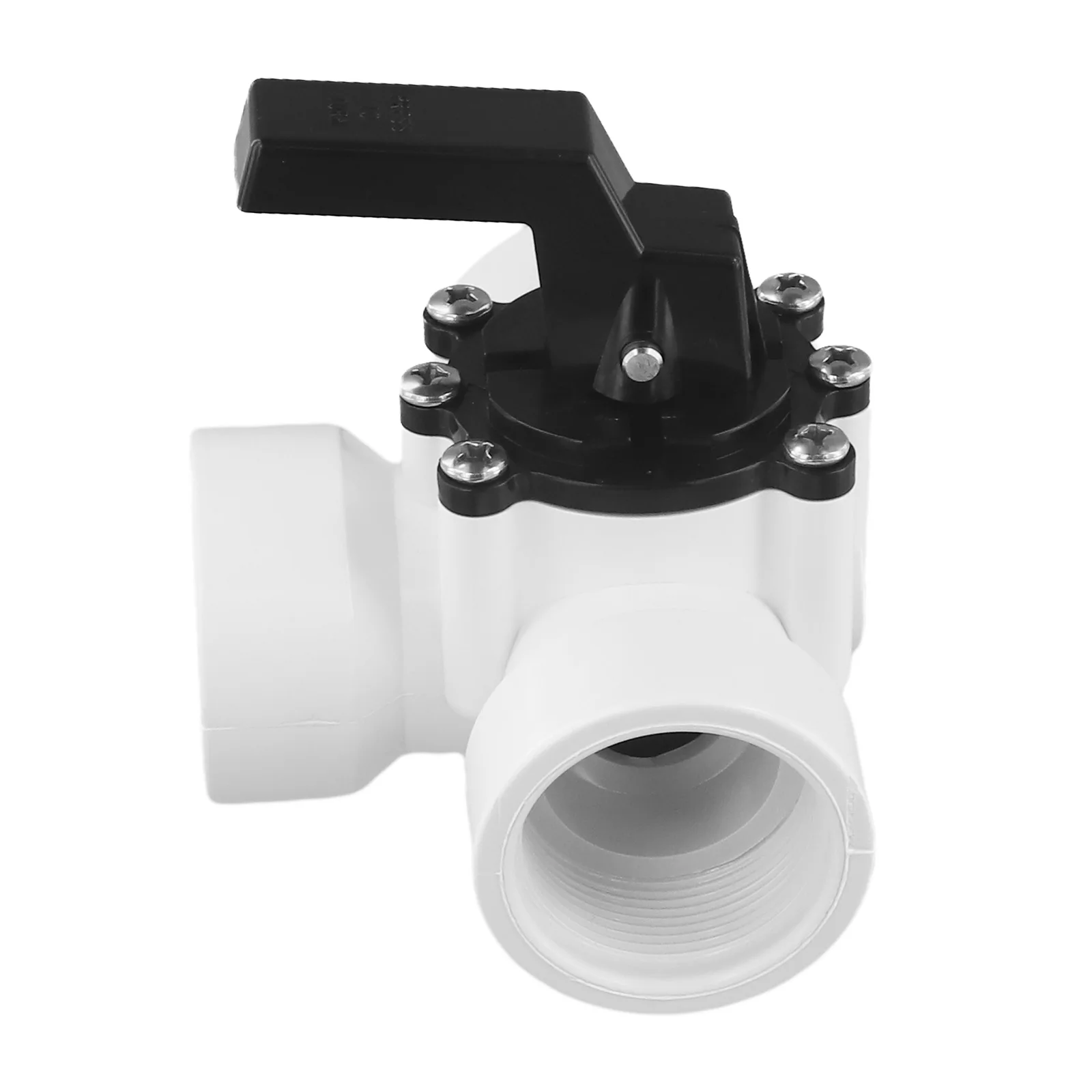

3 Ways Pool Port Diverter Valve 1 1/2 Inch For Yard Garden Pond Spas Swimming Pools Diverter Valve Connection Pool Parts