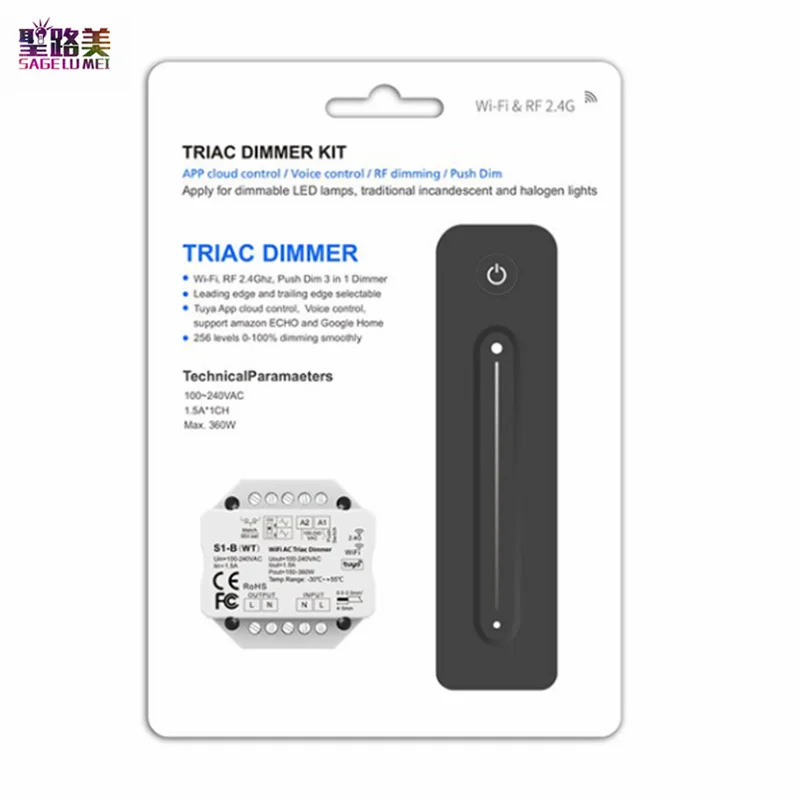 

Фонарь с регулировкой яркости, 2,4G, RF, AC, Wi-Fi