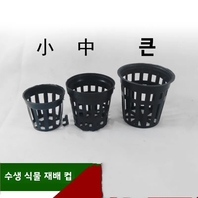 수초 컵 수초 재배 수초 배양 작은 중간 크기 수초 배양 컵 스폰지 없음 수초 컵 수초 배양 컵 수초 재배 컵