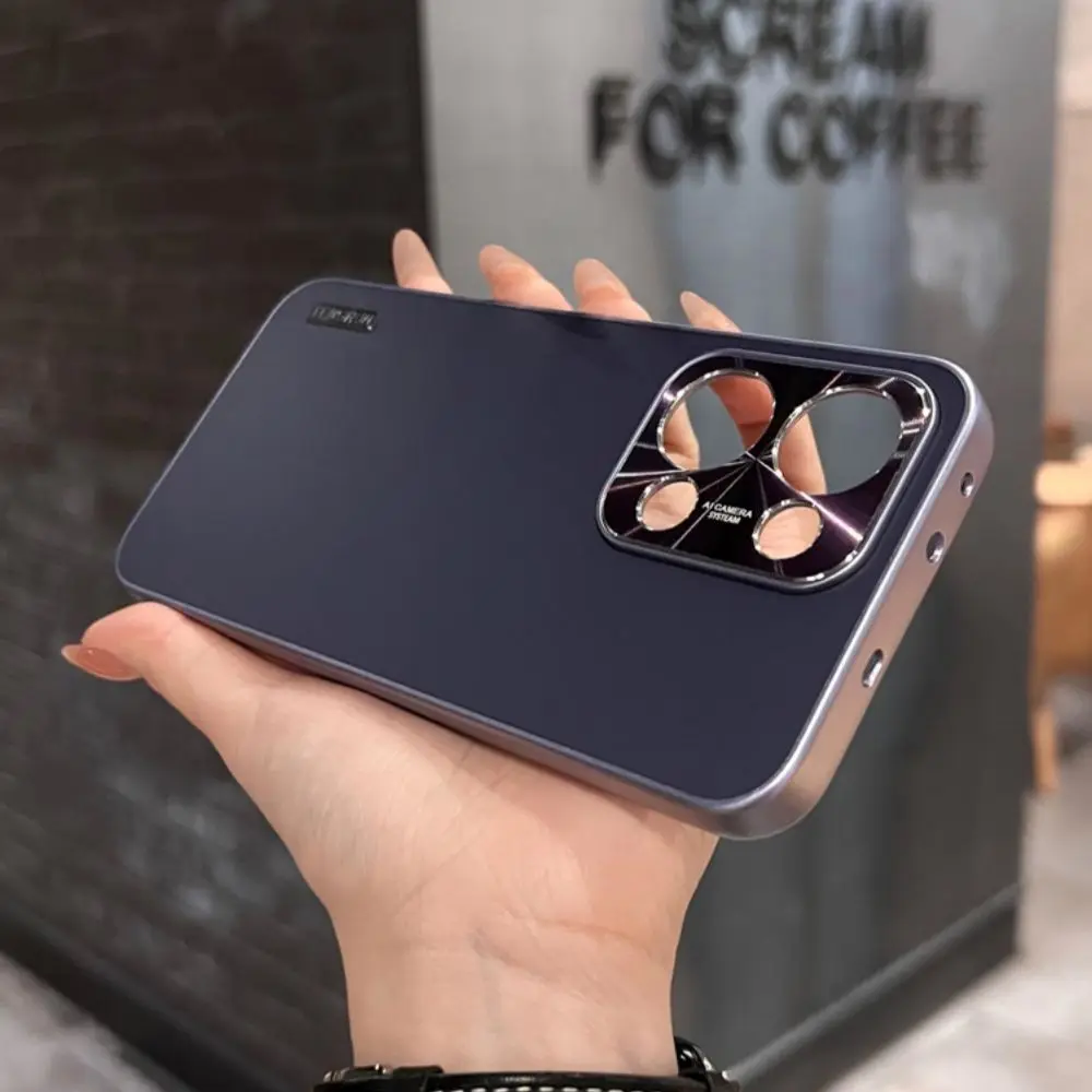 YUECXIN Cover Magnetica per Oppo Reno13 Pro 5G (Reno 13 Pro 5G) Compatibile con MagSafe, Custodia Ultra Sottile Traslucida Opaca PC Posteriore Morbido Antiurto TPU Bumper Case. Nero