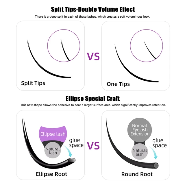 MASSCAKU Ellipse Flat Eyelash