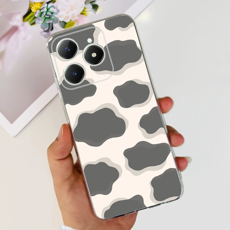 Luxury Painted Clear Silicone Phone Case - Soft Protective Cover